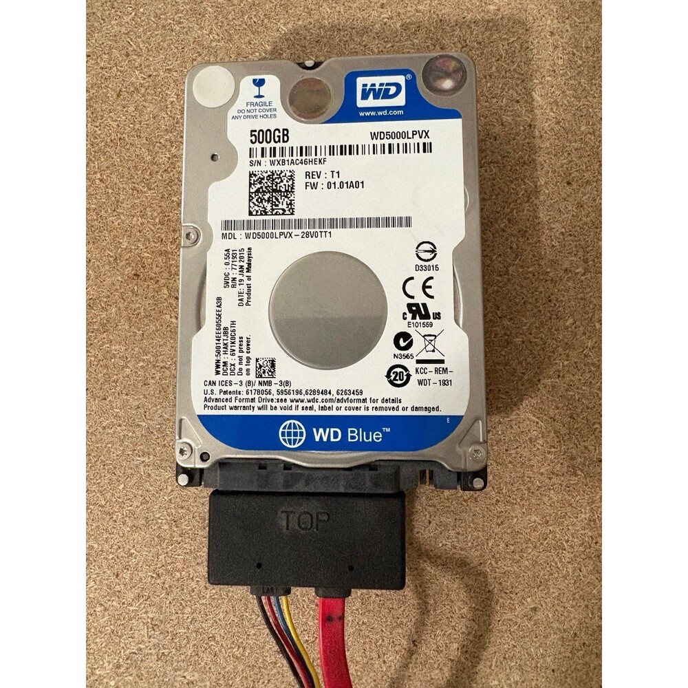 Xbox One 500GB Internal Hard Drive HDD SATA WD5000LPVX Tested